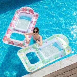 Inflatable pool float