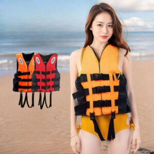 Orange life jacket